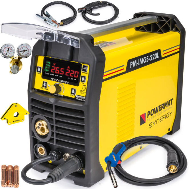            MIGOMAT INWERTOROWY 220A MIG / MAG / MMA / LIFT-TIG PM-IMGS-220L SYNERGY