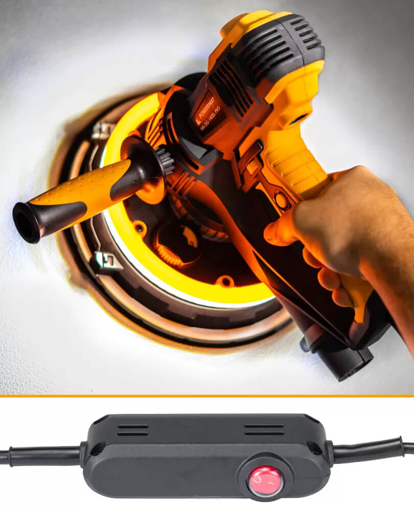 szlifierka do gipsu pomoże przygotować ścianę do malowania