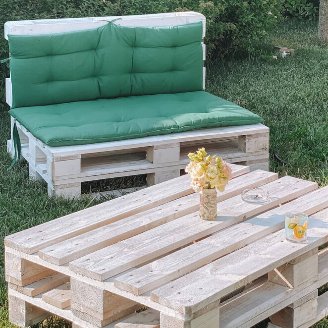 meble ogrodowe z palet - krok po kroku