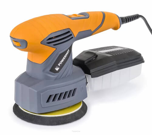 elektryczna szlifierka oscylacyjna do pracy przy meblach ogrodowych z palet szlifierka elektryczna z padem z papieru ściernego - idealna do mebli z palet