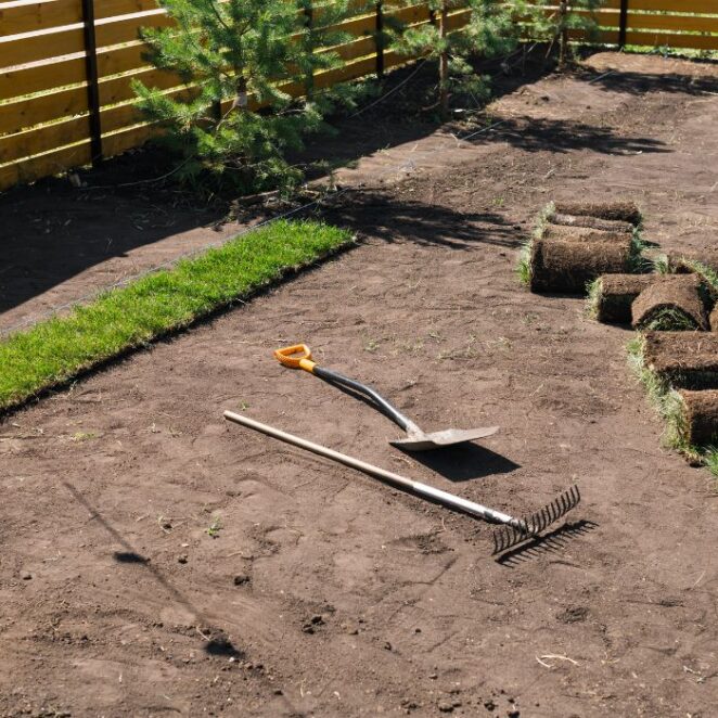 Czym wyrównać ziemię pod trawnik? Poradnik