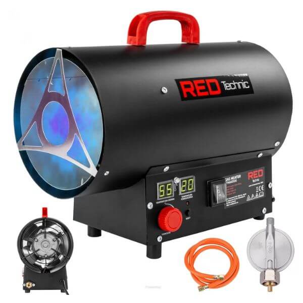 Nagrzewnica do garażu - model gazowy Red Technic