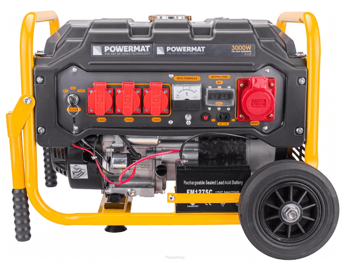 Jaki agregat prądotwórczy do domu 3-fazowy? Model PM-AGR-3000MNKE Agregat Powermat PM-AGR-3000MNKE z funkcją AVR