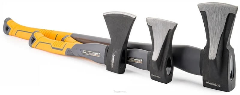 Zestaw siekier do rąbania drewna Powermat PM-SKC-Z3M Najlepsza siekiera do rąbania drewna - zestaw PM-SKC-Z3M Powermat