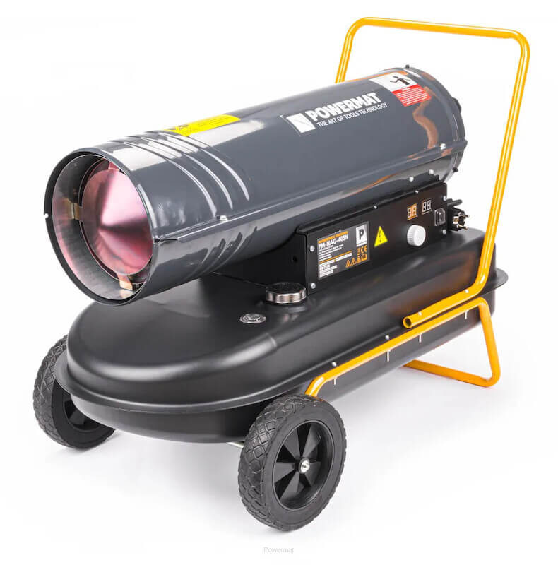 Ogrzewanie garażu nagrzewnicą olejową 